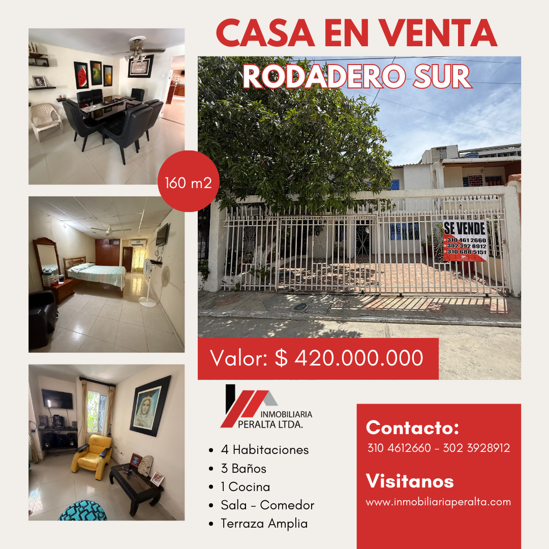 Casa en venta Rodadero Sur